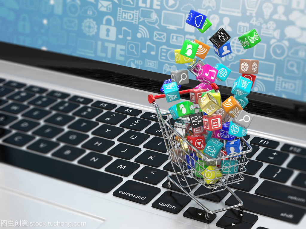 购物车图标在计算机网络应用软件中的演变与实现